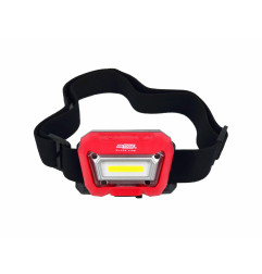 RECHARGEABLE LED HEADLAMP w/ PIR SENSOR FRONTE 300LM BLACK LINE