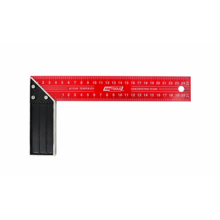 CARPENTERS STEEL TRY SQUARE/ ALU HANDLE 400mm