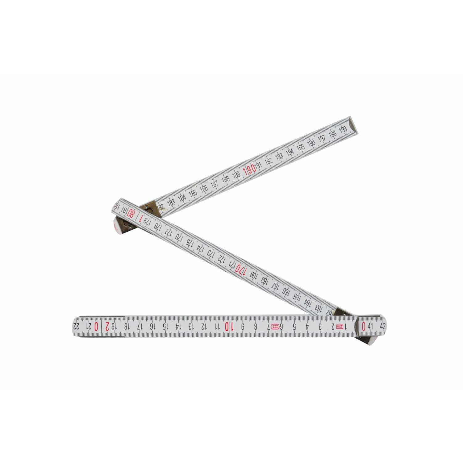 WOODEN FOLDING RULER 1m x 5-SECTION 24pcs