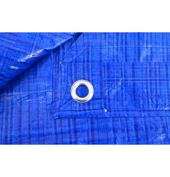 TARPAULIN SHEET/ BLUE 70g 6*12m