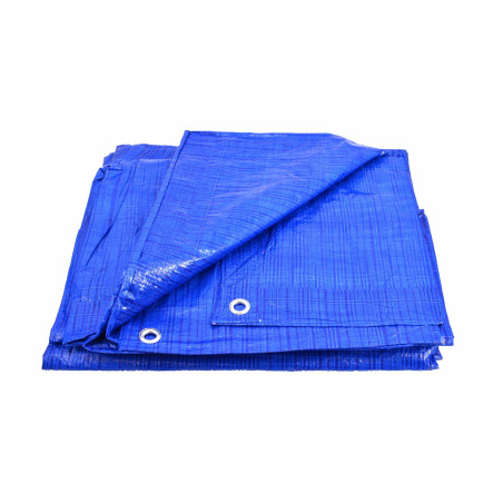 TARPAULIN SHEET/ BLUE 70g 10*15m