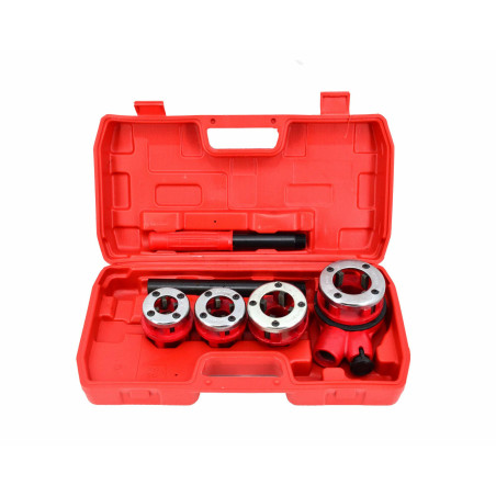 GWINTOWNICA DO RUR 4szt. 1/2", 3/4", 1", 1-1/4" ZESTAW WALIZKA