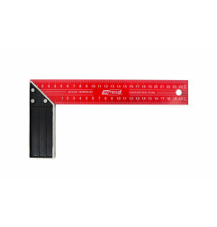 CARPENTERS STEEL TRY SQUARE/ ALU HANDLE 250mm