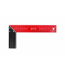 CARPENTERS STEEL TRY SQUARE/ ALU HANDLE 250mm