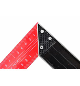 CARPENTERS STEEL TRY SQUARE/ ALU HANDLE 350mm