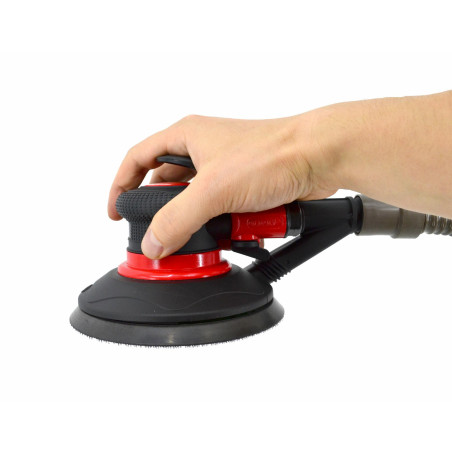 AIR-POWERED/ PNEUMATIC RANDOM ORBITAL SANDER 150mm BLACK LINE
