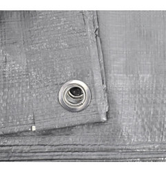 TARPAULIN SHEET/ SILVER 120g 6*8m
