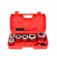GWINTOWNICA DO RUR 6szt. 1/4", 3/8",1/2", 3/4", 1", 1-1/4" ZESTAW WALIZKA