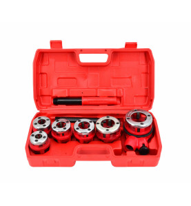 RATCHET PIPE THREADING SET 6pcs 1/4", 3/8",1/2", 3/4", 1", 1-1/4"