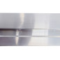 H-TYPE TRAPEZOID FINISH ALUMINIUM FEATHER EDGE 250cm w/ END CAPS