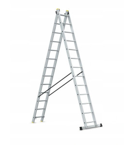 ALUMINIUM DOUBLE SECTION MULTI-PURPOSE LADDER 2x13 150kg