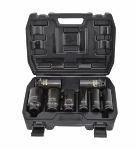 DEEP IMPACT SOCKET SET 1/2" 17-38mm 8pcs 