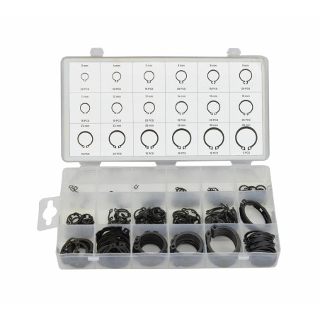 EXTERNAL CIRCLIP ASSORTMENT SET 300pcs