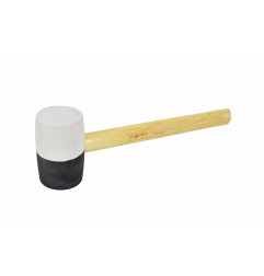 MŁOTEK GUMOWY FI 44mm, 259mm, 230g TRZON DREWNO BLACK LINE