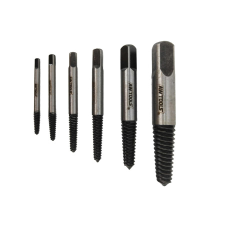 ZESTAW WYKRĘTAKÓW DO URWANYCH ŚRUB / NAKRĘTEK 6 elem.