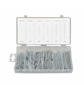 STRAIGHT COTTER/ SPLIT PIN ASSORTMENT SET 555pcs