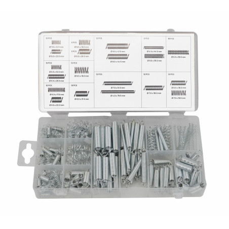 COMPRESSION & EXTENSION SPRING ASSORTMENT SET 200pcs