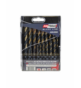 HSS M2 PREMIUM METAL TWIST DRILL BIT SET 13pcs /1.0-10.0mm/ BLACK LINE