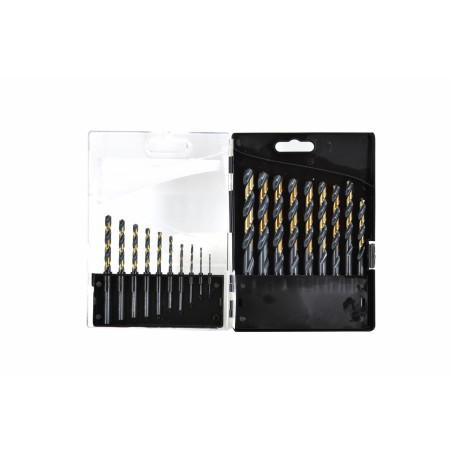 HSS M2 PREMIUM METAL TWIST DRILL BIT SET 13pcs /1.0-10.0mm/ BLACK LINE