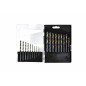 HSS M2 PREMIUM METAL TWIST DRILL BIT SET 13pcs /1.0-10.0mm/ BLACK LINE