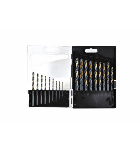 HSS M2 PREMIUM METAL TWIST DRILL BIT SET 13pcs /1.0-10.0mm/ BLACK LINE