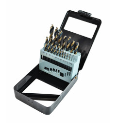 WIERTŁO METAL HSS M2 KPL. 19szt./1.0-10 mm/ PREMIUM