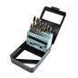 HSS M2 PREMIUM METAL TWIST DRILL BIT SET 19pcs /1.0-10.0mm/ BLACK LINE