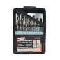 HSS M2 PREMIUM METAL TWIST DRILL BIT SET 19pcs /1.0-10.0mm/ BLACK LINE