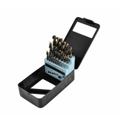 HSS M2 PREMIUM METAL TWIST DRILL BIT SET 25pcs /1.0-13.0mm/ BLACK LINE