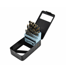 HSS M2 PREMIUM METAL TWIST DRILL BIT SET 25pcs /1.0-13.0mm/ BLACK LINE