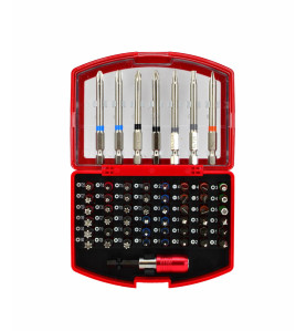 SCREWDRIVER BIT SET w/ MAGNETIC HOLDER 56pcs S2