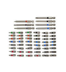 SCREWDRIVER BIT SET w/ MAGNETIC HOLDER 56pcs S2