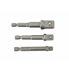 ADAPTERY DO NASADEK HEX 3szt. 1/4``-3/8``-1/2``