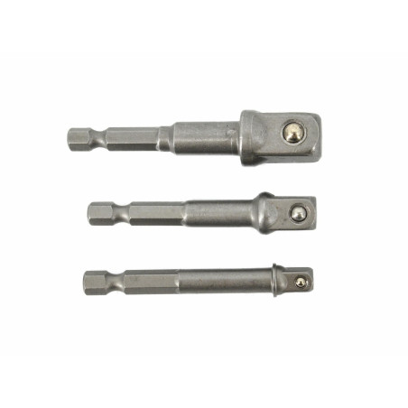 HEX SOCKET ADAPTER SET 1/4'' 3/8'' 1/2'' 3pcs