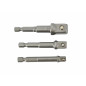HEX SOCKET ADAPTER SET 1/4'' 3/8'' 1/2'' 3pcs