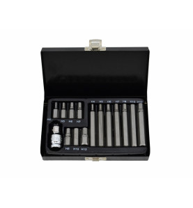 HEX SCREWDRIVER BIT SET H4-H12 15pcs