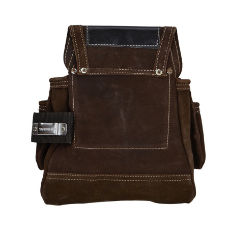 4-POCKET SUEDE LEATHER TOOL POUCH