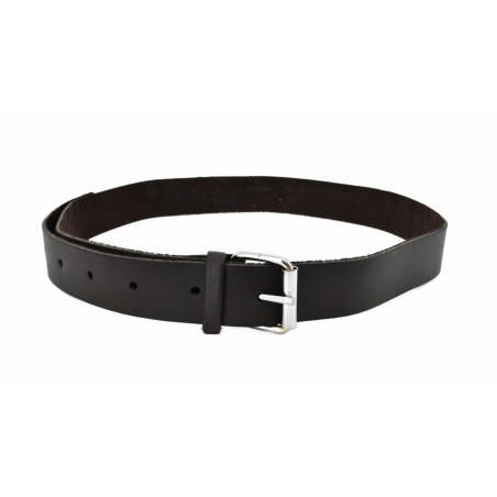 GRAIN OIL-TANNED LEATHER WAIST BELT 127cm