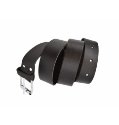 GRAIN OIL-TANNED LEATHER WAIST BELT 127cm