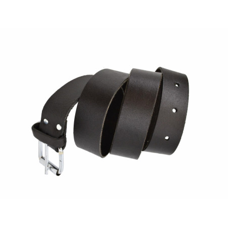 GRAIN OIL-TANNED LEATHER WAIST BELT 127cm