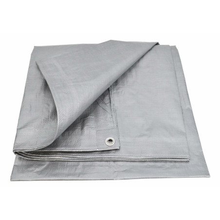 TARPAULIN SHEET/ SILVER 120g  8*10m