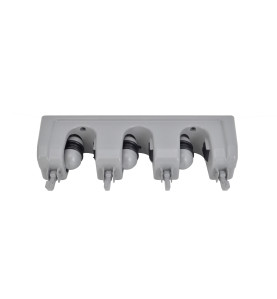 WALL-MOUNT UTILITY TOOL HOLDER / 3-SLOTS & 4-HOOKS