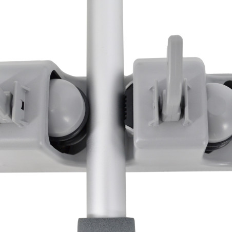 WALL-MOUNT UTILITY TOOL HOLDER / 5-SLOTS & 6-HOOKS