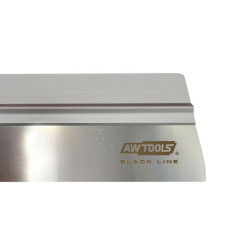 STAINLESS STEEL FACADE TAPING KNIFE 60x300mm/ TPR HANDLE/ BLACK LINE