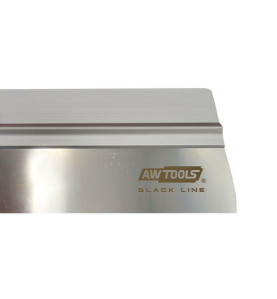 STAINLESS STEEL FACADE TAPING KNIFE 60x300mm/ TPR HANDLE/ BLACK LINE