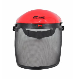 GARDEN HELMET w/ MESH FACE SHIELD