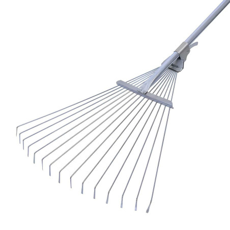 STEEL ADJUSTABLE LEAF RAKE 115-151cm