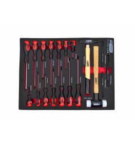 6-DRAWER ROLLING TOOL CHEST CABINET w/ 177pcs ACCESSORIES