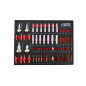6-DRAWER ROLLING TOOL CHEST CABINET w/ 177pcs ACCESSORIES