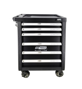 6-DRAWER ROLLING TOOL CHEST CABINET w/ 177pcs ACCESSORIES